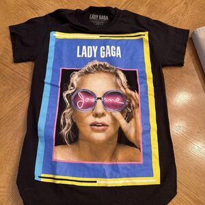 Lady Gaga Joanne World Tour T-Shirt Band Concert Tee c 2017 Size Small Y2K